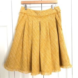 Anthropologie Maeve Tweed Fringe Skirt